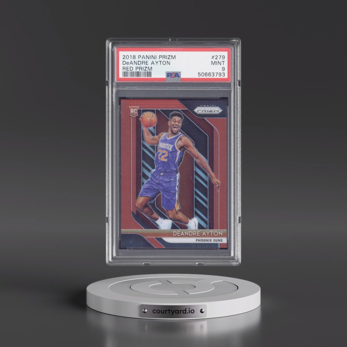2018 DeAndre Ayton - Basketball Panini Prizm PSA 9 MINT